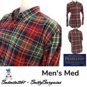 Pendleton Madras Plaid Oceanside Mens Shirt